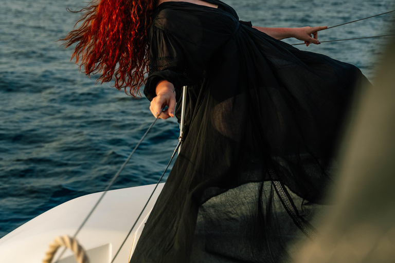 Premium Sunset Cruise Rethymno Golden Hour, Open Bar & Tapas