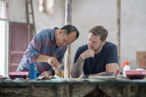 Yangshuo: Tea Picking & Chinese Fan Painting Experience English-Speaking Guide Included