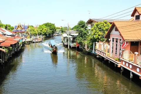 Bangkok : Private Canals Tour & 2 Temple with Hotel Pick Up Bangkok : Private Canals Tour & 2 Temple With Hotel Pick Up