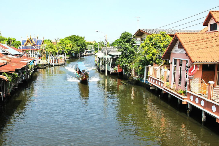 Bangkok : Private Canals Tour & 2 Temple with Hotel Pick Up Bangkok : Private Canals Tour & 2 Temple With Hotel Pick Up