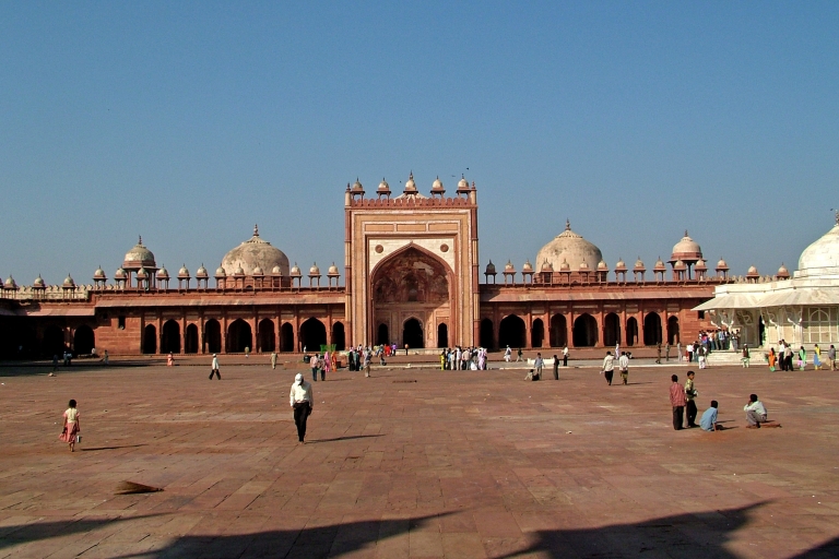 Agra City en Fatehpur Sikri Tour volledige dagAlleen privéauto- en gidsservice