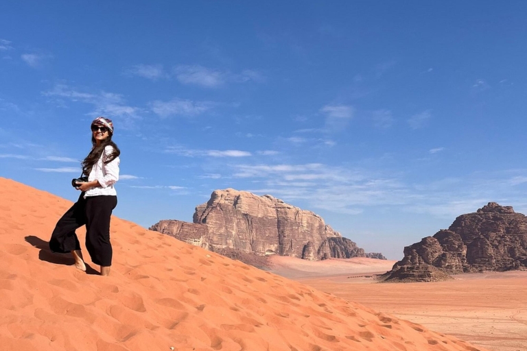 4 Hours Jeep Tour with Overnight in Bedouin Camp and Dinner Tour + Sunset viewpoint + Camp