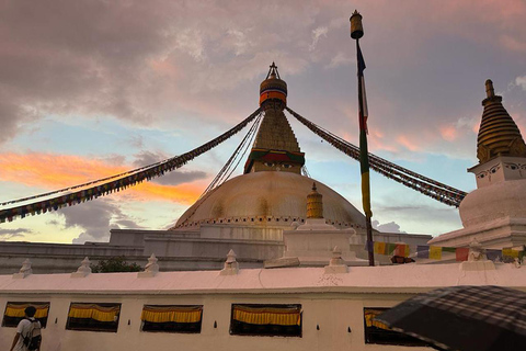 Bhaktapur en Boudhanath Stupa