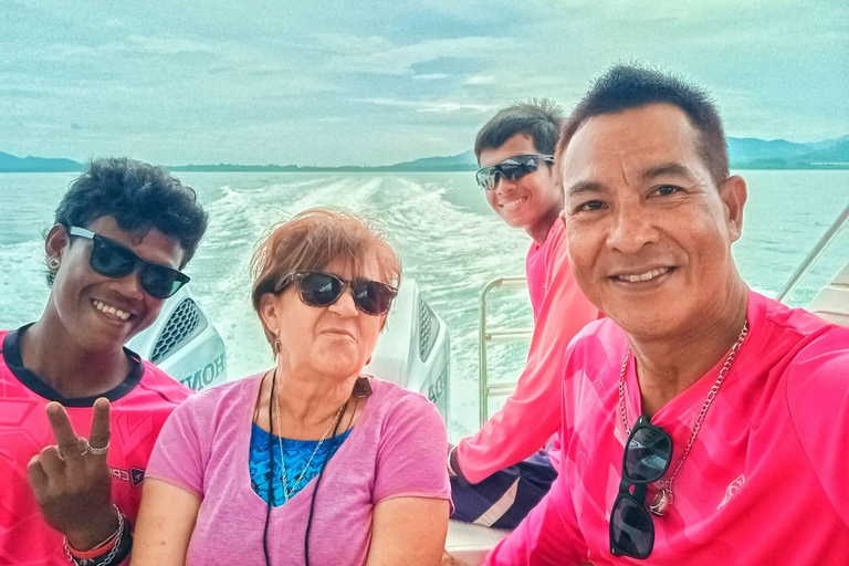 Phuket: Phi Phi & Bamboe-eilanden snorkelen per speedboot