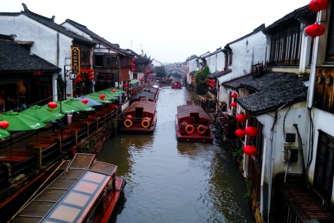 Shanghai: nach Suzhou&Wasserstadt mit dem Hochgeschwindigkeitszug/FahrzeugHin- und Rückfahrt von Shanghai nach Suzhou mit dem Hochgeschwindigkeitszug und der U-Bahn