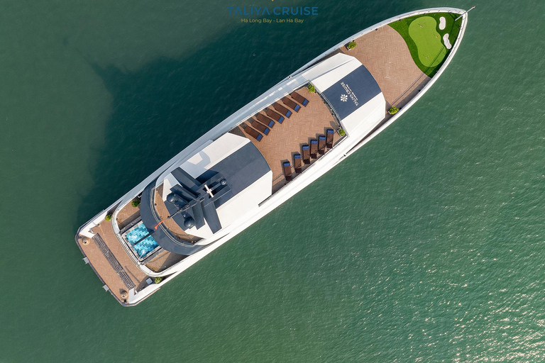Hanoi: Lan Ha & Ha Long Bay on a Luxury 6* cruise day trip Share Transfer + Cruise 1 day