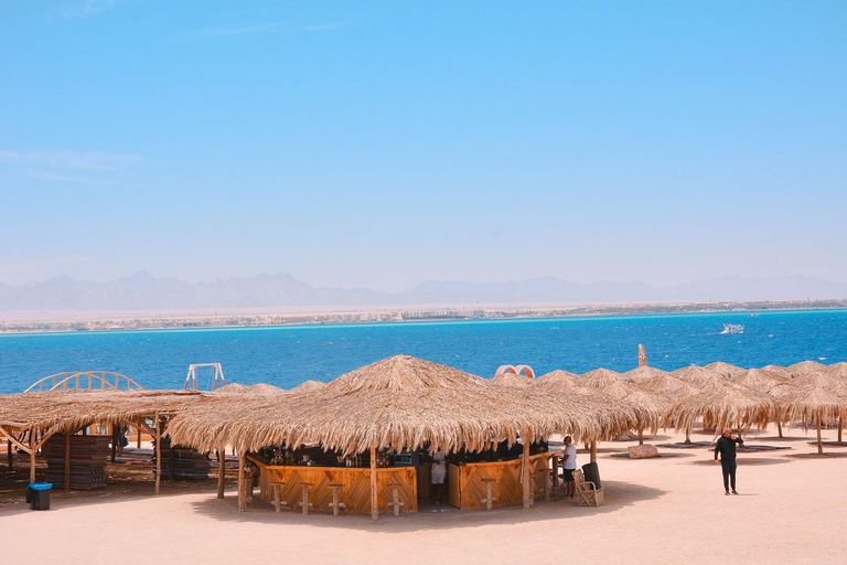 Hurghada: Luxury Catamaran Semi Submarine & Island & Sunset Luxury Catamaran Island With Private Transfer
