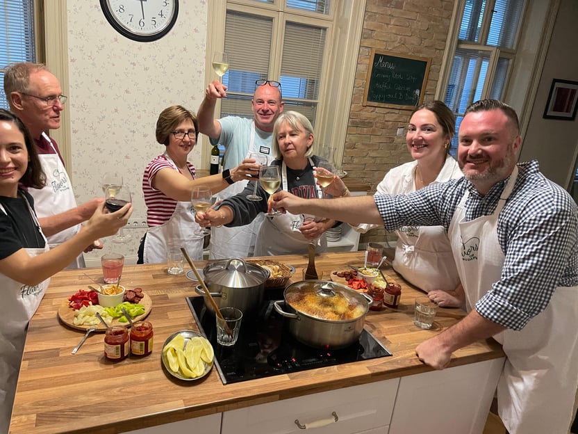 Clase de cocina casera húngara prémium con el chef Marti