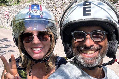 Private Amalfi Coast Vespa Tour with Road Captain Departure from Naples