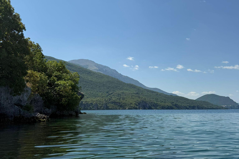 Kayaking Lake Ohrid with BBQ, from Ohrid.