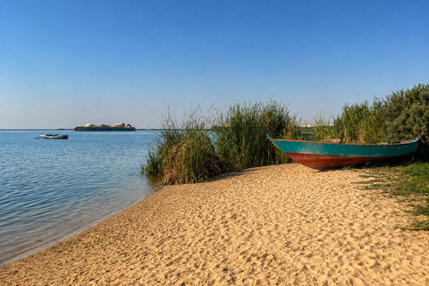 From Cairo: 4x4 Desert Safari, Waterfalls & Magic Lake Shared Tour: Wadi El Rayan, Magic Lake & Lake Qarun, Jeep