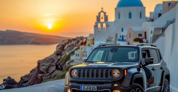Santorini: Private Jeep Tour to Island Highlights