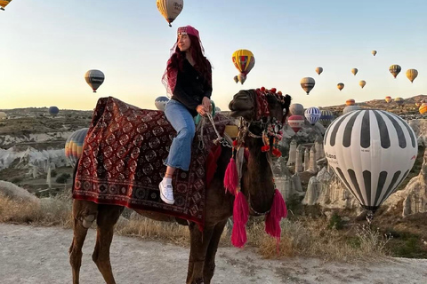 Cappadocia: Sunrise or Sunset Camel Safari with Hotel Pickup Sunset Camel Safari