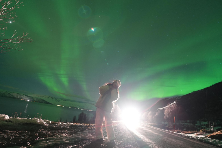 Tromsø: English/Spanish Aurora Pathfinder Tour with Photos Tromsø: English/Spanish Aurora Hunting Private Minibus Tour