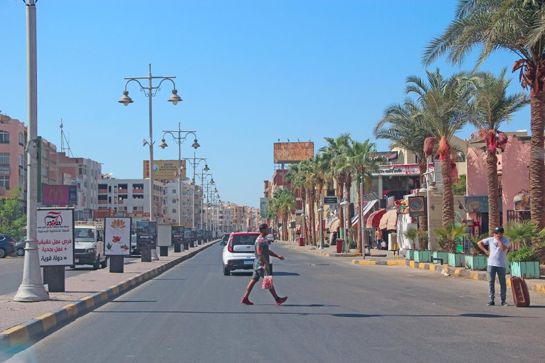 Hurghada: City Tour & Bazaar with Optional Sand Museum Visit Group Sightseeing and Shopping Tour