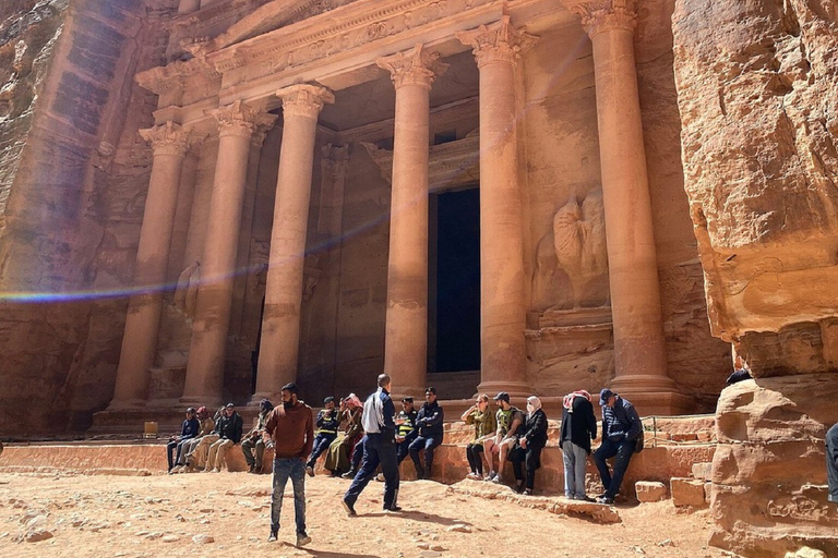 Amman - Petra - Wadi Rum Full Day Trip Amman - Petra - Wadi Rum Full Day Trip By Minivan 7 pax