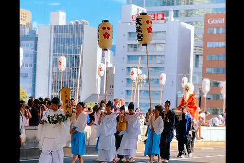 From Osaka/Kyoto: Tenjin Matsuri Fireworks&Yukata Experience From Osaka (Men's Yukata Experience)