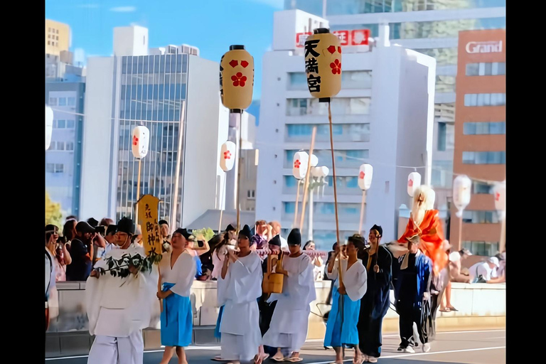 From Osaka/Kyoto: Tenjin Matsuri Fireworks&Yukata Experience From Osaka (Men's Yukata Experience)
