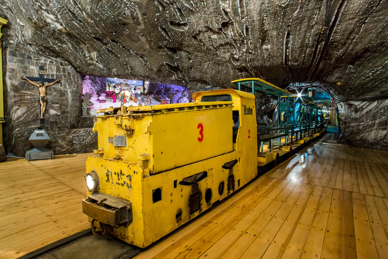 Krakow: Bochnia Salt Mine Tour, Underground Cruise & Pickup German tour from meeting point