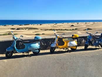 Maspalomas and Las Palmas: electric vintage scooter for rent