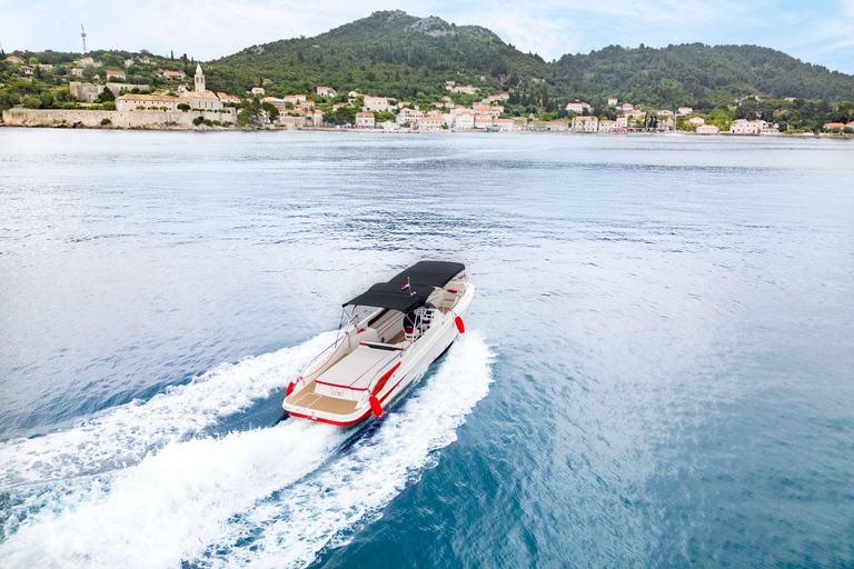 From Dubrovnik/Cavtat: Blue Cave, Sunj Beach Speed Boat TourFrom Cavtat