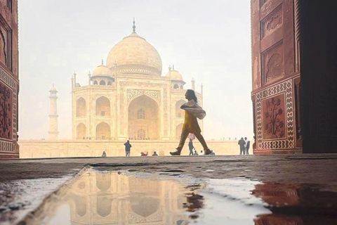 Delhi: Private Taj Mahal & Agra Day Trip with 5* Lunch Delhi: Private Taj Mahal & Agra Day Trip without 5* Lunch