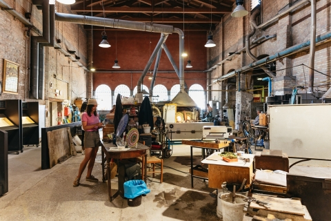 Venetië: Glasfabriek, Murano en Burano BoottochtOchtendtour vanaf het treinstation van Venetië