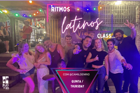 Clase de baile de música latina + DJ y guitarra en directo + 2 bebidas gratis