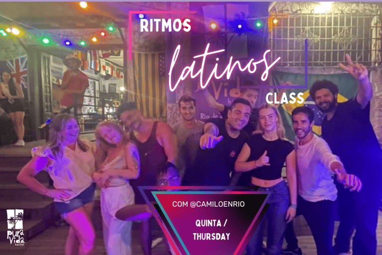 Latin Music Dance Class + DJ & Live Guitar + 2 Free Drinks