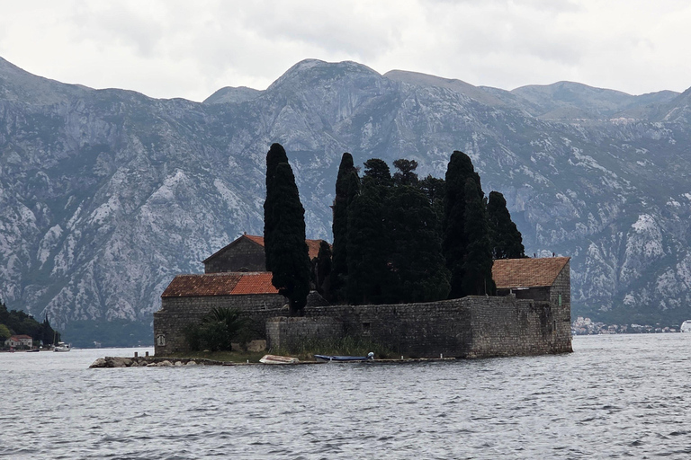 From Kotor: Sunset 2H Tour to Lady of the Rocks & Perast Lady of the Rocks and Old Town Perast 2h