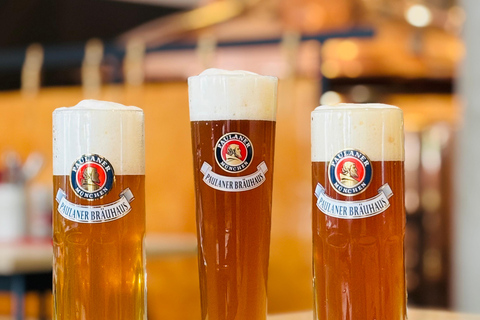 Brewery tour at Paulaner Bräuhaus Munich with beer tasting & snacks