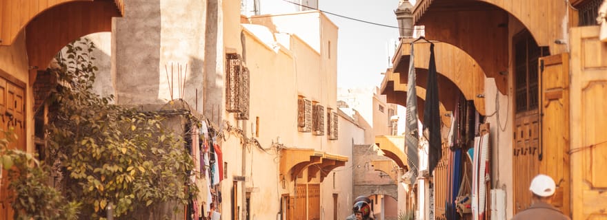 Les joyaux cachés de Marrakech : visite guidée vintage en side-car d'une heure et demie