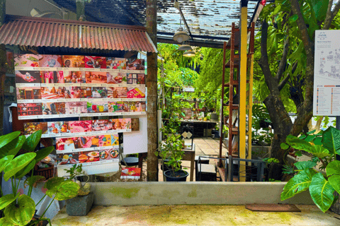 Chiang Mai Wat U Mong, Baan Kang Wat i jedzenie w wykonaniu Songtaew Trio