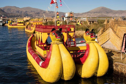 Full day at Lake Titicaca including Uros and Taquile Islands.