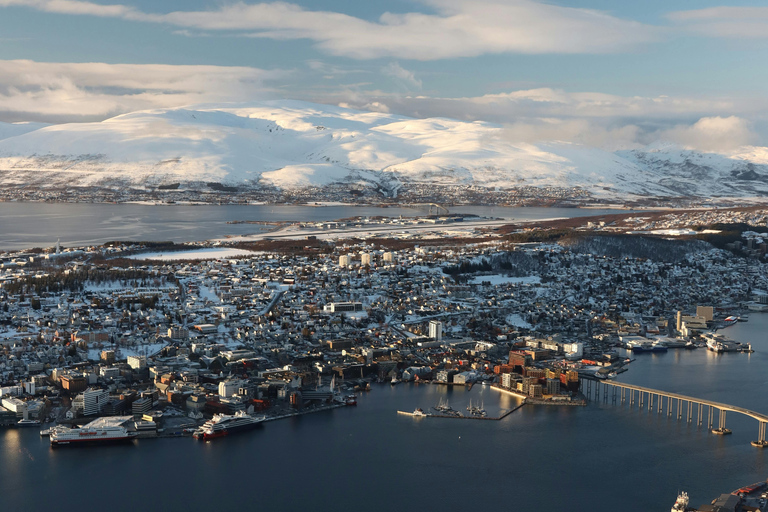 特罗姆瑟：弗洛伊山徒步导览之旅，欣赏壮丽景色Tromsø: Private Guided Hike to Mount Fløya (Snacks &amp; Drinks)