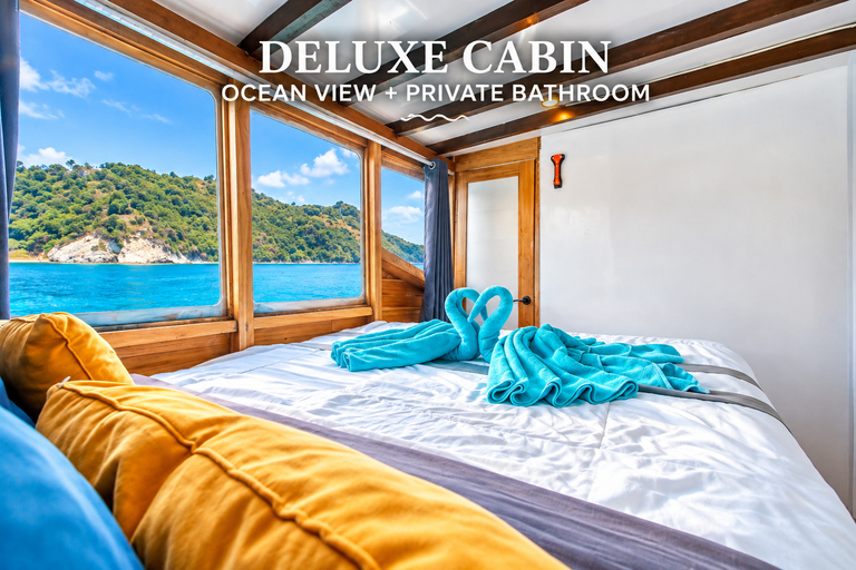 3-Day Komodo National Park Cruise with NK Superior Phinisi Sharing Cabin, Single Bed, Ocean View
