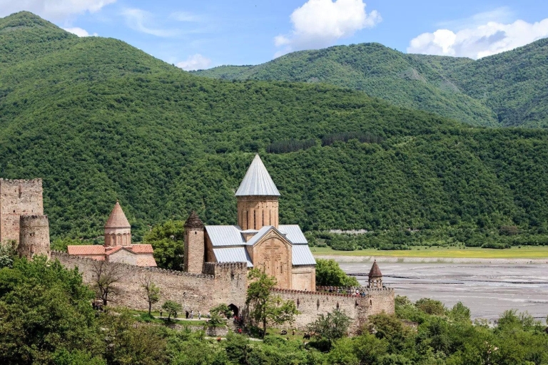 Depuis T'bilisi : Excursion guidée d'une journée à Kazbegi, Gudauri et Ananuri