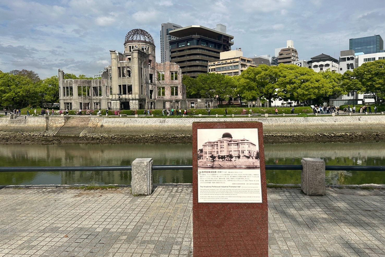 Hiroshima; Hiroshima Peace Memorial Museum och slottstur