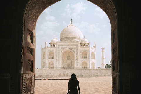 From Delhi: Taj Mahal Sunrise, Agra Fort & Akbar’s Tomb Tour Private Live Tour Guide only