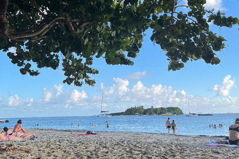 Sainte-Anne: Walk, swim in the cave, and kayak to the Gosier Islet Kayak and Sainte-Anne Cave Experience