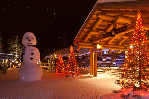 Rovaniemi: Reindeer & Husky Ride with Santa Claus Village