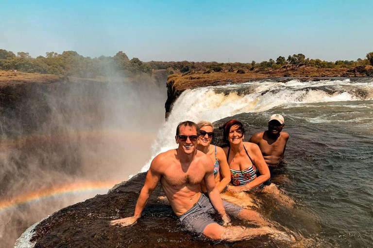 Victoria Falls: Devil's Pool and Livingstone Island Tour