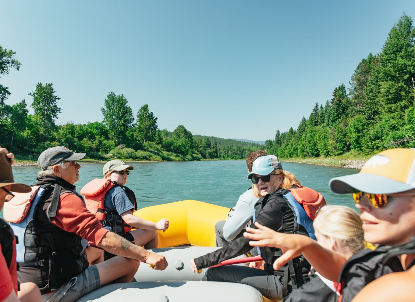 West Glacier: Naturskøn rafting i Glacier National Park