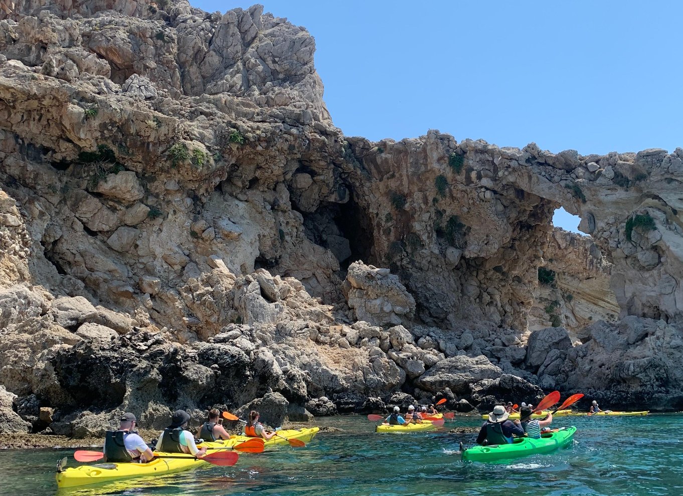 Havkajak på Rhodos "I piraternes fodspor"