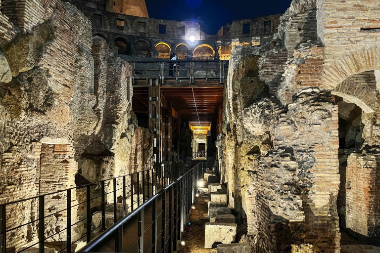 Rome: Colosseum by Night with Underground & Arena Floor Tour