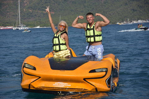 Marmaris: Watersport Jet Car with Family Vehicle Option 4-Person Jet Car Experience