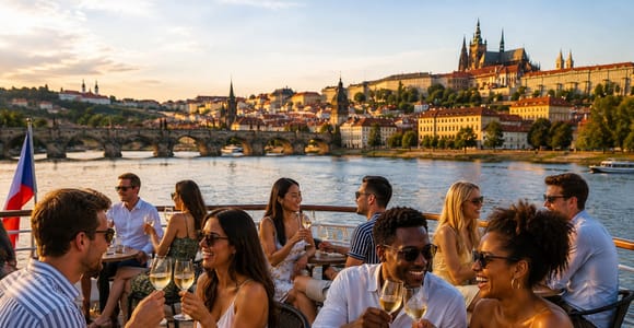 Prague: 1-Hour Prosecco Cruise with Unlimited Prosecco