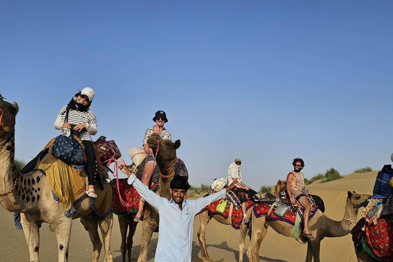 From Jodhpur: 2 Day Jaisalmer tour with Nomadic Camel Safari Tour by Car & Driver with Non Touristic Camel Safari