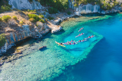 De Kas: Tour guiado de caiaque no mar de Kekova