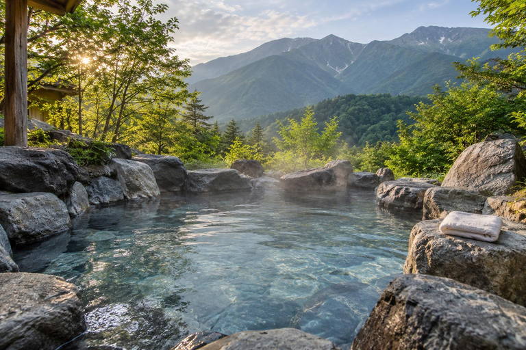 From Tokyo: Hakuba Happo Pond Summer Trek & Onsen